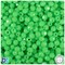 BeadTin Lime Opaque 6mm Faceted Round Plastic Craft Beads (600pcs)